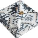 Wrangler - King Size Blanket, Soft & Reversible Bedding for Bed or Couch, Throw Blanket for Year Round Comfort, Oversized Bedding (Dakota Grey)