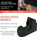 Ludex Universal Pistol Speed Loader, Mag Reloader for 9mm Luger 10mm .40S&W .45ACP .357Sig .380ACP 1911 Single and Double Stack Magazines