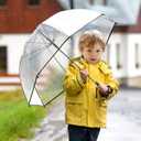 RONIARE Kids Clear Bubble Umbrellas for Rain Dome Windproof Umbrella for Kid Girls and Boys