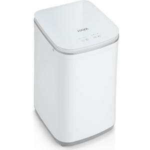 HAVA Portable Washing Machine 0.8 Cu. Ft. Capacity Mini Washer & Spin Dryer | 104 °F & 140 °F Hot Wash Options, Upward Drainage, 8 Automatic Wash Programs, Space Saving for Apartments, Dorms and RVs