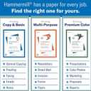 Hammermill Printer Paper, Premium Color 32 lb Copy Paper, 12 x 18-1 Ream (500 Sheets) - 100 Bright, Made in the USA, 106127R