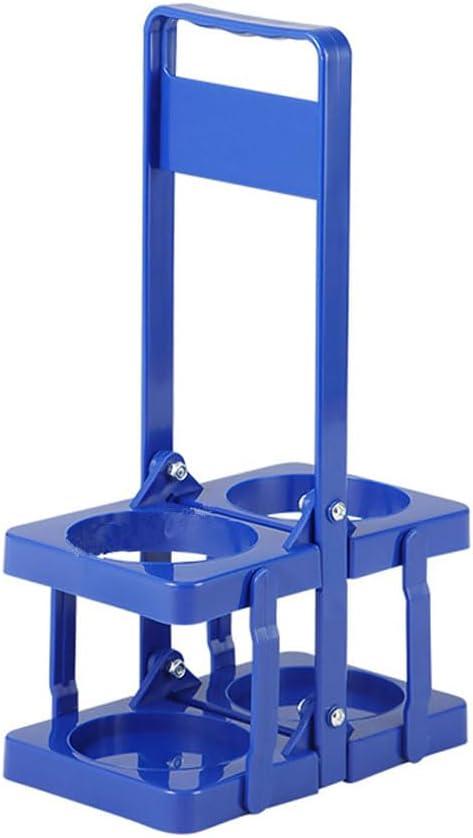 Portable Drink Carrier,Reusable Blue Beer Bottle Coffee Cup Holder,Beer Bottle Drink Caddy for Delivery,2 Holes Cup Holders with Handle for Catering Restaurant Travel Car