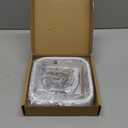 CANEOE Led Ceiling Light Fixture,4500K Modern Hallway Light fixtures Ceiling Lighting,White Square Close to Ceiling Lights for Bathroom Bedroom Kitchen Balcony Stair Small Ceiling Lamp (White, 4500K) (1 Pack)