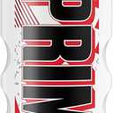 PRIME 32 oz Red & Black Graphic Squeeze Sports Water Bottle, BPA Free, Dishwasher Safe, Easy-Grip Ergonomic Leakproof Design, Fast Hydration for Gym, Cycling, Running