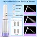 Portable Bidet for Travel for Women: Waterproof Portable Bidet for Women with 320ml Bottle, Rechargeable Electric Handheld Travel Bidets Sprayer with High Pressure