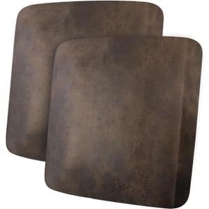Leather Look Couch Cushion Covers Sofa Seat Slipcovers Sets Couches Furniture Protector for Sectional Armchair Loveseat Pets Kids Stretch Spandex Fabric (2 Cushion Loveseat, Brown)