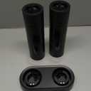 Electric Rechargeable Salt and Pepper Grinder Set Top-Refill Automatic Pepper Mill Grinder with Charging Base, Adjustable Coarseness, Easy Filling Larger Capacity with Led for Home Kitchen