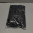 10x7ft Wrinkle Free Black Backdrop Curtain for Parties Soft Fabric Drapes Wedding Black Curtain Backdrop for Birthday Party Decorations Background for Photography 5x7ft, 2 Panels