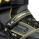 Roller Derby AERIO Q-60 Men's Inline Skates, Black/Yellow, Size 8