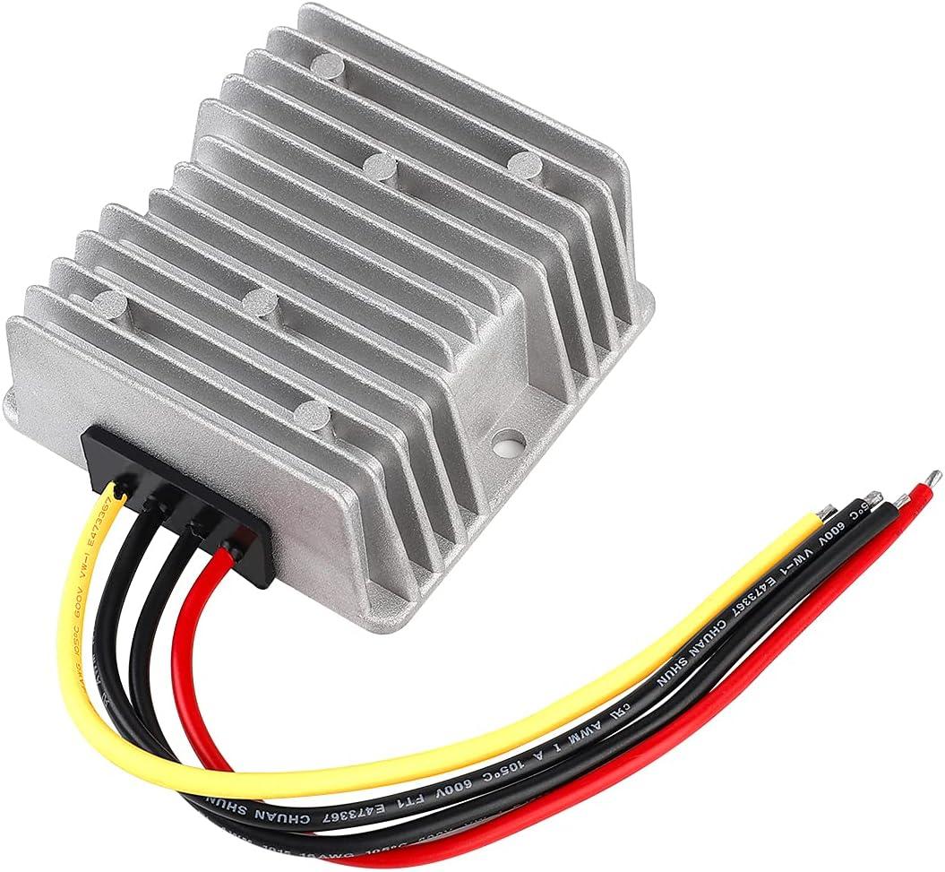 SUPERNIGHT DC 24V Step Up to 48V 5A 240W Converter Booster Waterproof Voltage Regulator for Golf Cart Club Car LED Strip Light