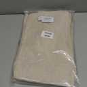 decorUhome Summer Decorative Linen Euro Sham Throw Pillow Covers 26x26 Inch Set of 2 Natural Beige Pillow Covers with Flange Edges Soft Farmhouse Boho Accent Pillow Cases for Couch Bed Living Room