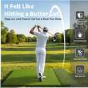 Fanshaw Premium Dual-Turf Golf Mat: 5x4ft 40MM-50MM Thickened for Backyard, Driving Range, Indoor & Outdoor Practice Hitting, Swing & Chipping, Ideal Gifts for Men Dad