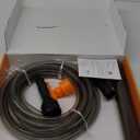 hygger Bucket-Free Aquarium Water Change Kit Fish Tank Auto Siphon Pump Gravel Cleaner Vacuum Tube with Long Hose Water Changer Maintenance Tool 25-FEET Plastic Fitting