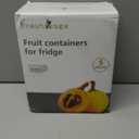 5 PCS Large Fruit Containers for Fridge - Leakproof Food Storage Containers with Removable Colander - Dishwasher & microwave safe Produce Containers Keep Fruits, Vegetables, Berry, Meat Fresh longer