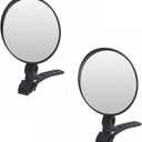 2 PCS Inspection Mirror for Gutters Extension Pole, Rotatable Clip On Flexible Inspection Mirror, Easily Inspect Roofs, Gutters, Inside Duct Work, Birds Nests from The Ground