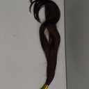 Fshine Genius Weft for Women Darkest Brown 20 Inch 60g Remy Human Extensions Human Bundle Natural Straight Long Weave One Piece Genius Weft