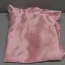 SiinvdaBZX Ruffled Queen Satin Pillowcase Set of 2, Blush Pink Silky Satin Pillow Cases for Women Ruffle Pillow Shams Covers Princess Room Decoration, with Envelope Closure