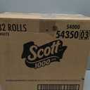 Scott 1000 Sheets Per Roll Toilet Paper, Bath Tissue, 16 Rolls 
