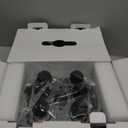 6 Head Massage Gun Deep Tissue with 9 Levels & 9 Modes, Electric Massager Tool for Legs, Arms, Waist, Back, Buttocks - Full Body Muscle Pain Relief, Ideal Gifts for Women, Men, Mom, and Dad (Gray)