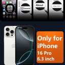 FNTCASE for iPhone 16 Pro Case: Magnetic Matte Translucent Military Grade Drop Protective Phone Case | Shockproof Thin Rugged Durable Protection Bumper Cover