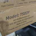 Evaporative Air Cooler, 35" Windowless Air Conditioner Portable w/3 Speeds, 25ft Remote, Smart Timer & Water Tank, Portable Air Conditioners No Windows Needed, 90°Oscillating AC Unit for Room