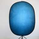 Kate 5x6.5ft(1.5x2m) Collapsible Backdrop Blue Gradual Pop up Backdrops Reversible Collapsable Backdrop Abstract Backgrounds