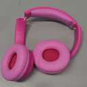 iClever BTH22 Kids Bluetooth Headphones, 60H Play Time, 74/85 dBA Safe Volume, Bluetooth 5.4, USB C, Over Ear Kids Headphones Wireless with Mic AUX Cord for iPad/Tablet/Travel, Blossom Pink