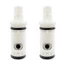 1224 1224B Faucet Cartridge Replacement Compatible with Moen Two Handle Faucets Replacement Kit For Most Double Handle Moen Faucets and Tub/Showers Repair Kit,2 Pack