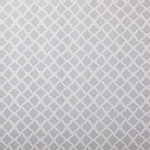 Magic Cover Adhesive Vinyl Paper, Multi-Functional Shelf Liner for Lining Drawers and Shelves, Waterproof and Durable, 18" x 20', Talisman Glacier Gray