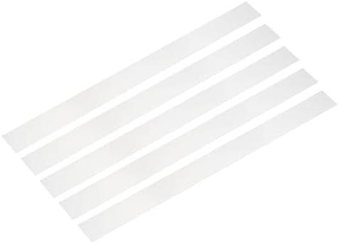 uxcell 10 Pcs Stainless Steel Strips, 0.002"(0.05mm) Thick 304 Stainless Steel Metal Shim Stock 1"x12"(25.4x310mm) Stainless Steel Flat Bar Gap Filler Trim Strip for DIY Craft Making