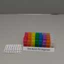 Monthly Pill Organizer 2 Times a Day, 30 Day One Month Pill Box AM/PM, Weekly Pill Holder Pill Case for Vitamins, Fish Oil, Supplements & Medication