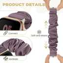 Scrunchies Bands Compatible for 40mm 38mm 41mm 42mm 44mm 45mm 46mm 49mm, Soft Nylon Elastic Strap Wristband for iWatch Series 10 9 8 7 6 5 4 3 2 1 SE Ultra