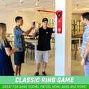 GoSports Hook 21 Wall Mounted Ring Swing Game with Foldable Arm - Play Indoors or Outdoors