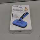 Swihauk Self Cleaning Slicker Brush - Skin Friendly Deshedding Grooming Tool for Dogs & Cats, Suitable for Shedding & Haired Pets, with Pet Supplies Accessories, Blue