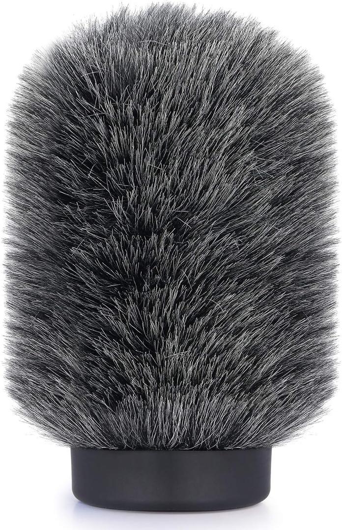 YOUSHARES Deadcat Wind Muff for Rode NTG4,MKE 600 Shotgun Microphones, Audio-Technica AT875R Shotgun Microphones, Windscreen Up to 4.7" Long