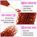 Goddess Boho Box Braids Crochet Hair-8 Packs 24 Inch Crochet Box Braids for Black Women Pre Looped (#350, 24 Inch (Pack of 8))