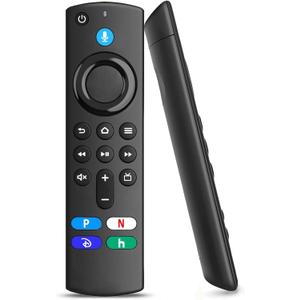 New Replacement Voice Remote for Stick 4K TV, forTV 3rdGen, forTV Stick/ 4K Max/ 3rd Gen/ 2nd Gen, Lite, Cube (1stGen & 3ndGen), for TV (3rd Gen, Pendant Design)