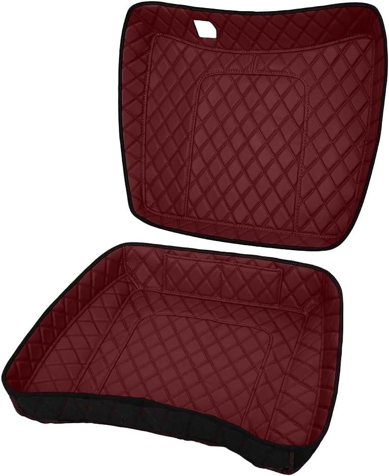 Mocardine Tour Pack Liners for Harley Razor Tour Pack 2014-2025 With Pockets Red Thread Stitching