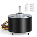 Condenser Fan Motor for Carrier #5KCP39EGS070S 5KCP39EGY823S, GE3905, HC39GE237 HC39GE237A, Dayton 6DLL0, 1/4HP 1100RPM 1.4A 208-230V 60HZ with Capacitor