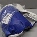 1 Set Back to Back Boat Seat Covers Replacement Boat Lounge Seat Covers Waterproof Polyvinyl Chloride for Protector Boats Seats Deluxe Back-to-Back Lounge Seats Cover (Blue White)