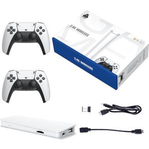 2026 Retro Gaming Console, Game Stick Pro with 20,000+ Classic Titles and 23 Emulators, Plug & Play Retro Game Console 4K HDMI Output with Dual 2.4G Controllers 64G