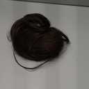 Flufymooz Ponytail Extension for Women, 20 Inch Drawstring Ponytail Hair Extension for Women, Soft Natural Looking Synthetic Pony Tails Hairpiece(Dark Chocolate Brown)