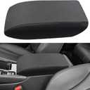 Center Console Armrest Cover for Honda Accord Accessories 2023 2024 2025 2026 Middle Console Pad Armrest Lid Protector Arm Rest Storage Box Cushion Leather Interior Seat Box Case (Gray Stitches)