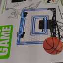 HopeRock Indoor Basketball Hoop for Kids, Over The Door Mini Basketball Hoops, with LED Light, Scoreboard, Birthday Toys Gifts for 5 6 7 8 9 10 11 12+ Year Old Boys