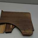 AZEN Wood Toilet Stool Squat Adult, Poop Stool for Bathroom Adults, Portable Toilet Potty Stools for Adults, 7 Inch Height, Black (1 Pack)