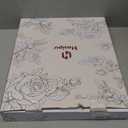 Hasipu 10-Inch Wall Mounted Makeup Mirror with Magnification, Rechargeable 3000 mAh Vanity Mirror with Lights, Bathroom Mirror with Dimmable Brightness, 3 Lighting Modes, Extendable Arm, Nickel