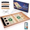 AUTERRE Extra Large Sling Puck Game - Fast Sling Puck Game Large Size for Adults and Kids - Sling Board Game for Family Fun, Parties, or Game Night - Exciting Fast Sling Puck Game