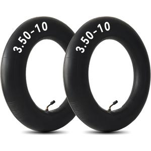 2 PCS 3.50-10 Inner Tube 10 inch Scooter Tube with Bent Valve Stem