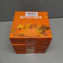 3 x Artscope Fall Decorative Throw Pillow Covers 20x20 Inch Set of 4 Fall Gifts for Home Decor, Buffalo Plaid Autumn Pumpkin Maple Leaves Harvest Decoration Pillow Cases for Home Sofa Couch Decor-Orange A