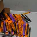 Liliful 300 Halloween Mini Bubble Wands Bulk Bubble Wands Tubes Pumpkin Ghost Witch Hat Party Favors Gifts Toys for Halloween Party Supplies Prizes Goodie Bags Fillers (No Liquid)